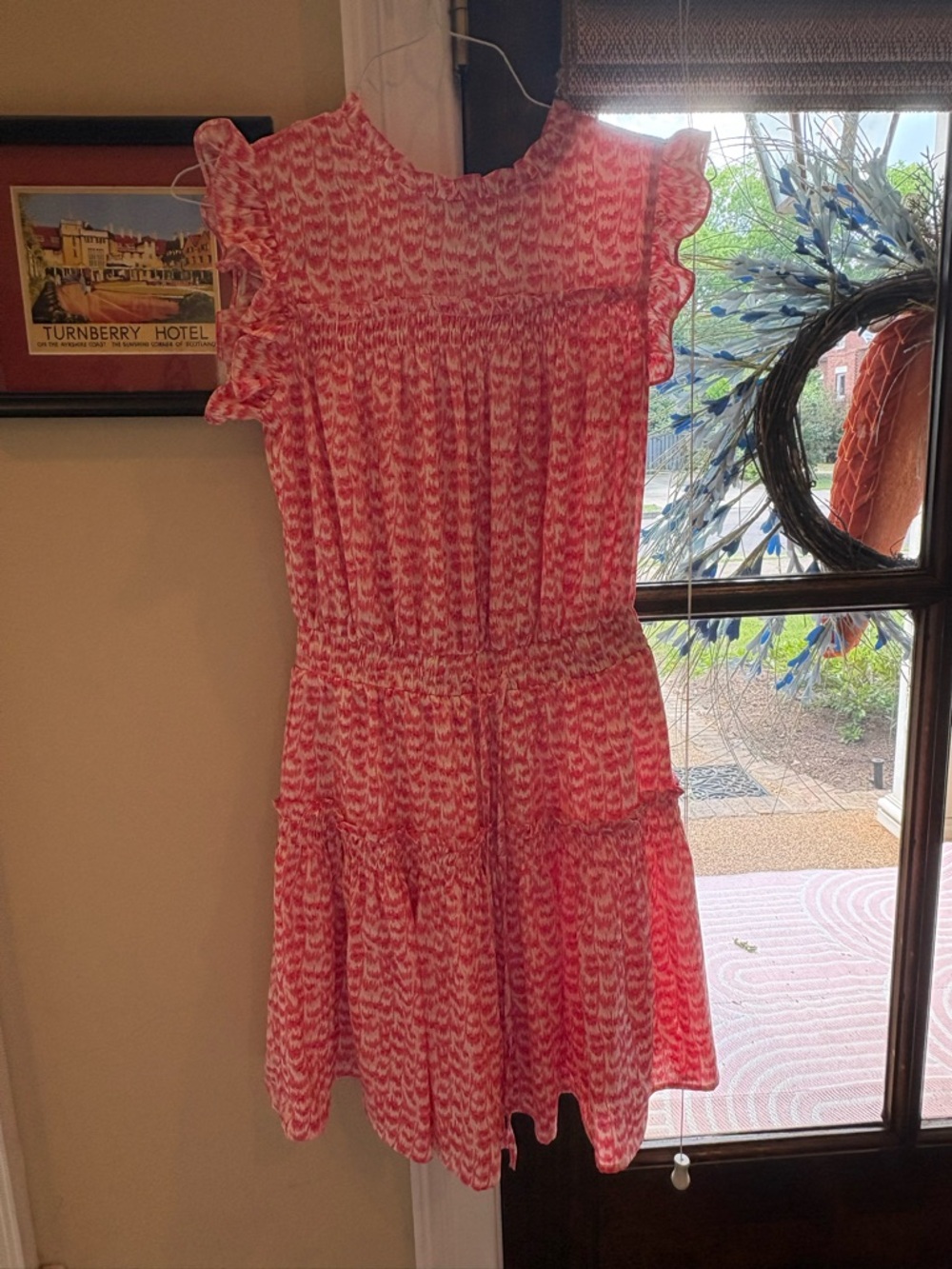 Pinch Pink Patterned Mini Dress